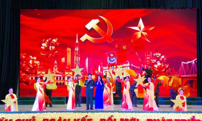 Một tiết mục tham gia hội thi.