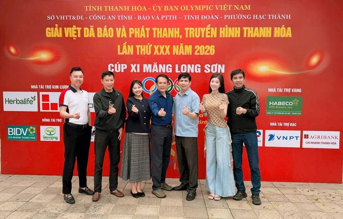 Ê kip tác nghiệp tại Giải Việt dã Báo và Phát thanh, truyền hình Thanh Hóa lần thứ XXX, năm 2026.