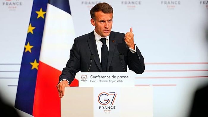 Tổng thống Pháp Emmanuel Macron - Ảnh: AP