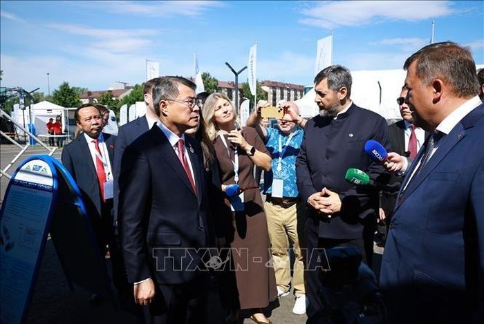 Triển lãm được tổ chức tại Kazan, thủ phủ Cộng hòa Tatarstan thuộc Liên bang Nga. Ảnh: TTXVN