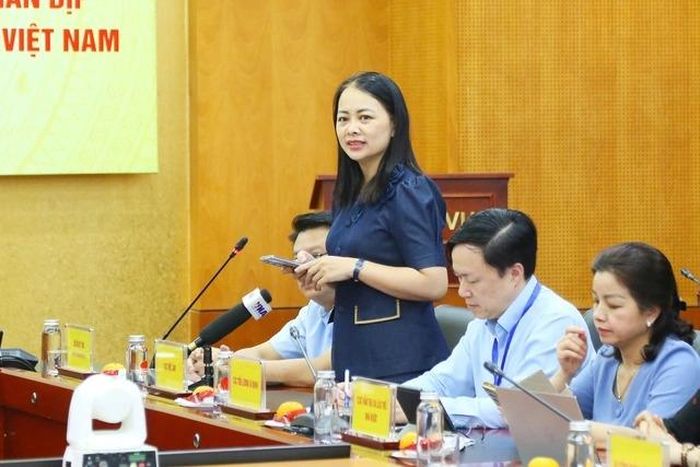 Bà Chu Thị Hạnh, Phó Cục trưởng Cục Việc làm. Ảnh: Tống Giáp.
