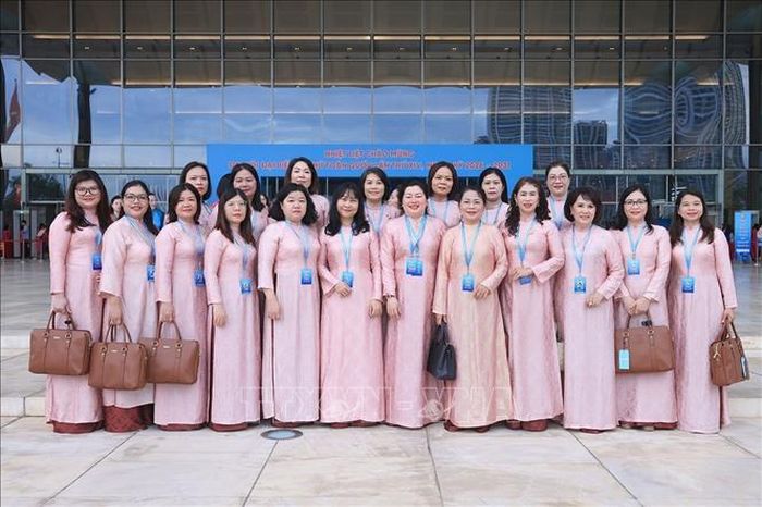 Đại biểu dự phiên Khai mạc trọng thể Đại hội đại biểu Phụ nữ toàn quốc lần thứ XIV. Ảnh: Tuấn Anh/TTXVN