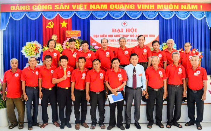 Ban Chấp hành Hội Chữ thập đỏ xã Bình Hòa khóa I, nhiệm kỳ 2026 - 2031.