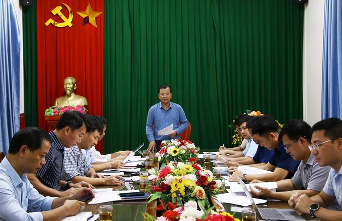  Phó Chủ tịch UBND tỉnh Phan Thế Tuấn phát biểu kết luận tại buổi kiểm tra. 