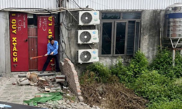  Toàn bộ diện tích sau khi tháo dỡ được lập biên bản, bàn giao cho tổ dân phố để phối hợp theo dõi, quản lý. 