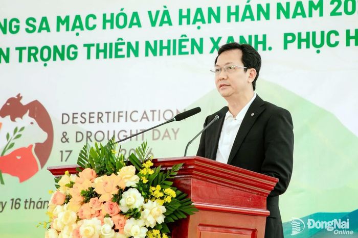 Ông Vũ Anh Tuấn, Phó Tổng Giám đốc Phụ trách Ngành Thức ăn chăn nuôi C.P. Việt Nam phát biểu tại sự kiện. Ảnh: C.P. Việt Nam
