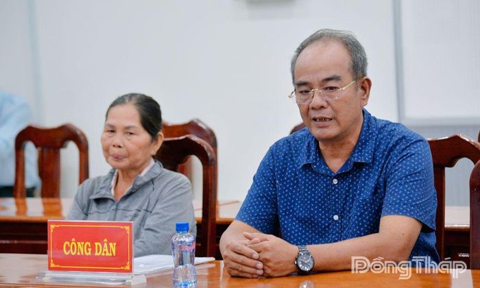 Ông Nguyễn Việt Thanh phát biểu ý kiến.