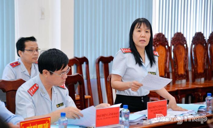 Đại diện Ban Tiếp công dân Trung ương phát biểu ý kiến.