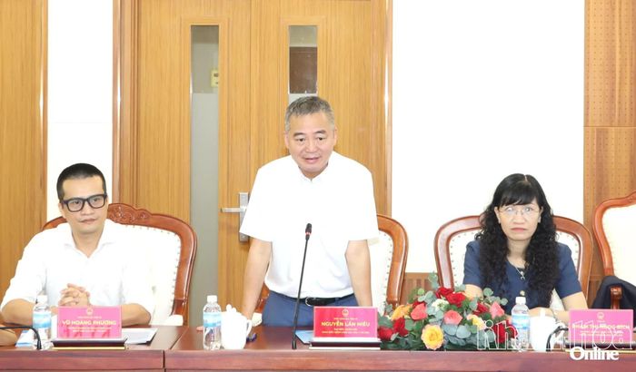 PGS.TS Nguyễn Lân Hiếu - Giám đốc Bệnh viện Đại học Y Hà Nội phát biểu tại buổi lễ.