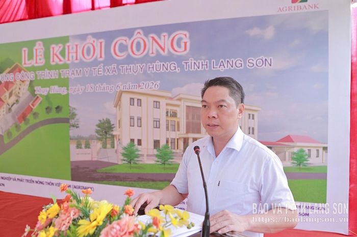 Lãnh đạo UBND tỉnh phát biểu tại buổi lễ