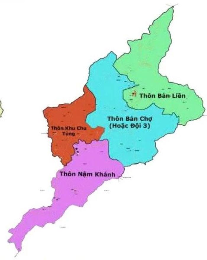 Xã Bản Liền dự kiến sắp từ 11 thôn xuống còn 4 thôn.