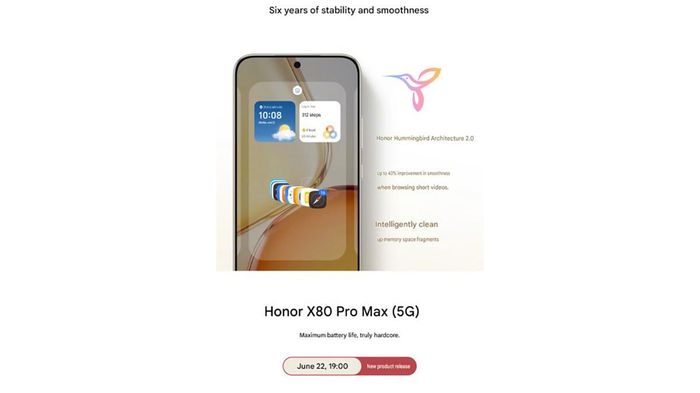 Điện thoại tầm trung mới của HONOR sẽ ra mắt vào ngày 22/6 tới
