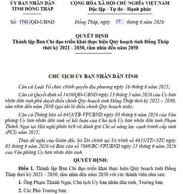 Sở Tài chính đóng vai trò thường trực, chịu trách nhiệm theo dõi, tổng hợp, chuẩn bị họp và tham mưu báo cáo định kỳ.