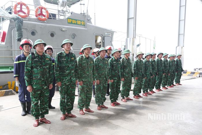 Các lực lượng tham gia diễn tập.
