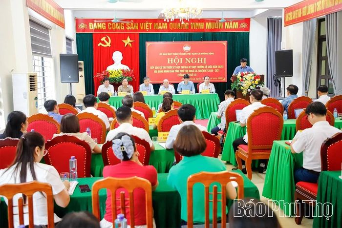Tổ đại biểu số 15 HĐND tỉnh tiếp xúc cử tri 7 xã vùng Kim Bôi, Cao Phong trước Kỳ họp thứ Ba, HĐND tỉnh khóa XX.