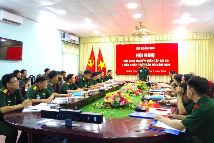 Rút kinh nghiệm diễn tập.
