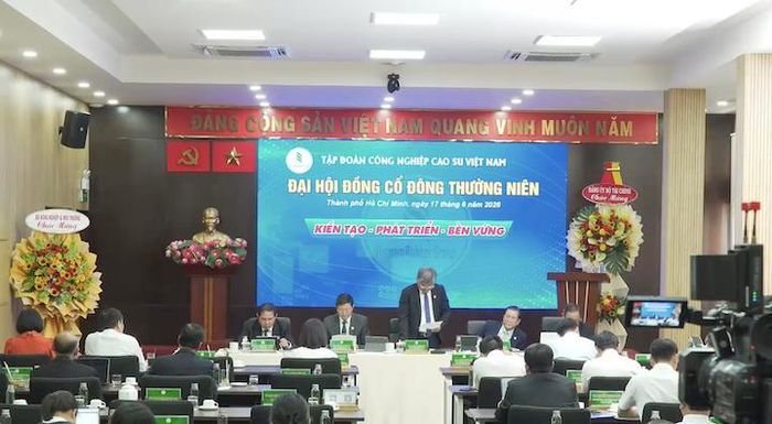 Cuộc họp ĐHĐCĐ thường niên năm 2026 của Tập đoàn công nghiệp cao su Việt Nam