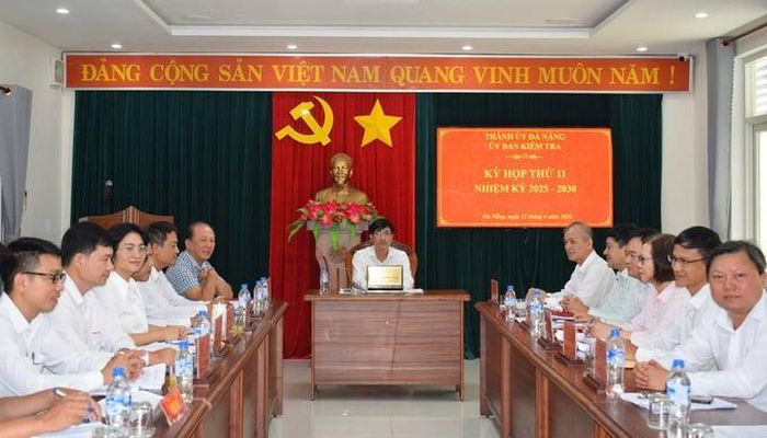 Kỳ họp thứ 11 của Ủy ban Kiểm tra Thành ủy Đà Nẵng (ảnh: UBKT)