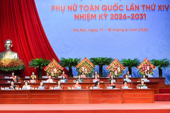 Đoàn Chủ tịch Đại hội. Ảnh: Lâm Hiển