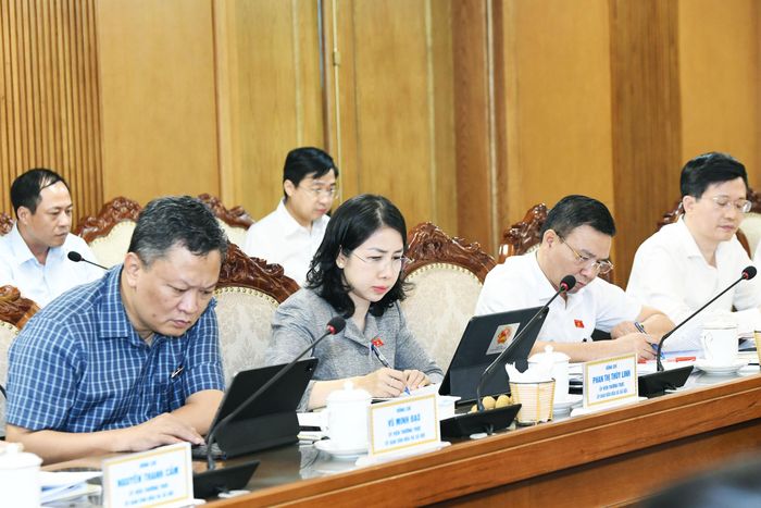 Các đại biểu tham dự cuộc làm việc