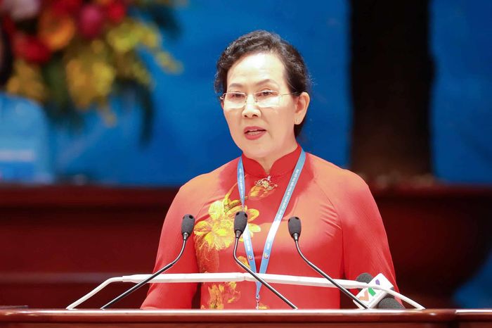 Bà Lê Thị Thủy tái đắc cử Chủ tịch Hội Liên hiệp Phụ nữ Việt Nam khóa XIV.