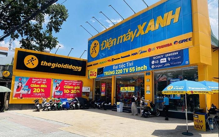 Điện Máy Xanh là đơn vị phụ trách các chuỗi bán lẻ công nghệ, điện máy trong hệ sinh thái MWG. Ảnh: MWG