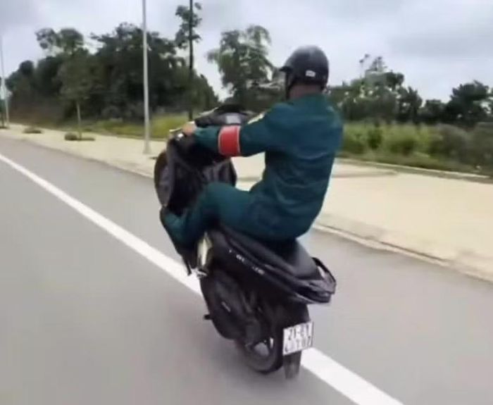 Hình ảnh được ghi lại từ video đăng tải trên mạng xã hội.