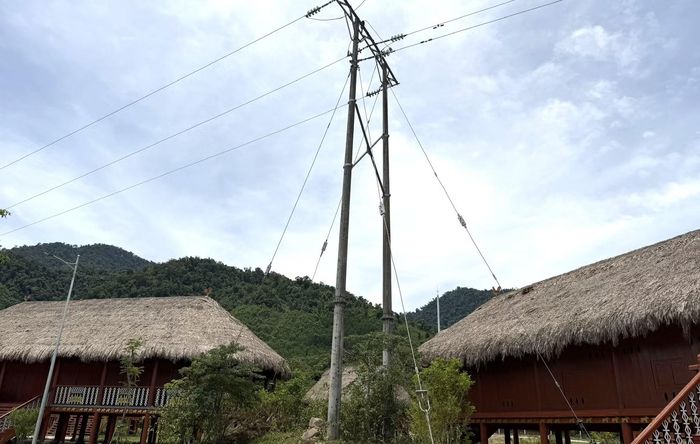 Dự án vướng trụ điện của thủy điện Thượng Lộ nên chưa thể nghiệm thu.