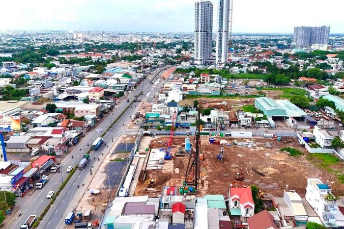 Nhiều dự án bất động sản đang "mọc" lên dọc Quốc lộ 13.