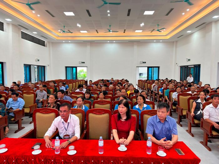 Các đại biểu dự buổi tập huấn. Ảnh: Thanh Hà