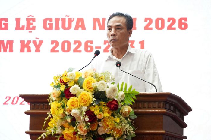 Cử tri Nguyễn Kim Thành. Ảnh: Lan Oanh