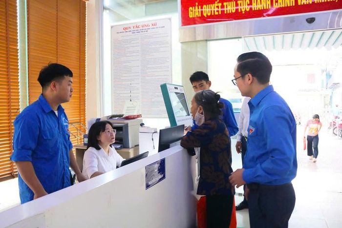 Xã Quốc Oai đẩy mạnh ứng dụng chuyển đổi số. Ảnh: PV