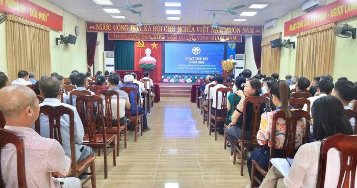 Quang cảnh buổi tập huấn. Ảnh: PV