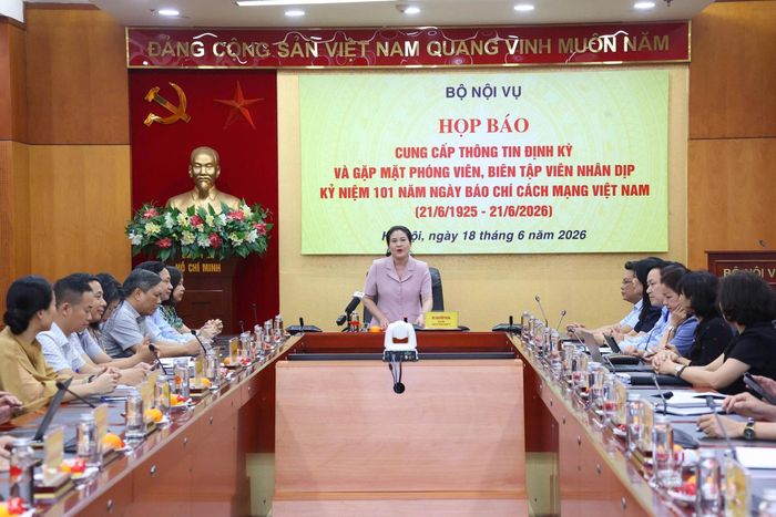 Quang cảnh buổi họp báo. Ảnh: PV