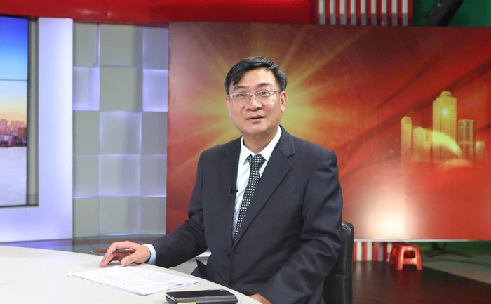 Ông Nguyễn Văn Quý, Trưởng phòng Quản lý Chất thải rắn, Sở Nông nghiệp &amp; Môi trường Hà Nội chia sẻ tại Chương trình. Ảnh: Thanh Hải