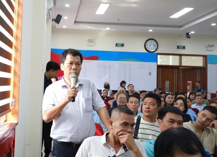 Hội nghị đã tiếp nhận những ý kiến, băn khoăn của người dân. Ảnh: PV