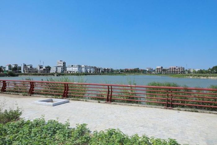 Dự án Công viên nước Đông Hương sau nhiều năm đắp chiếu.