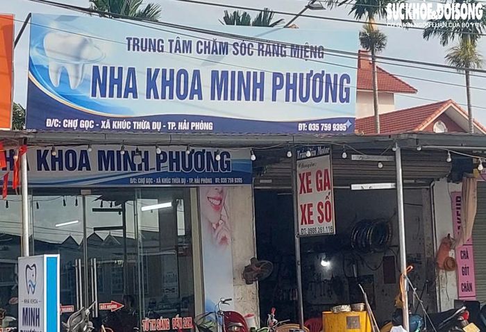 Cơ sở Nha khoa Minh Phương. Ảnh: Đ.Tùy.