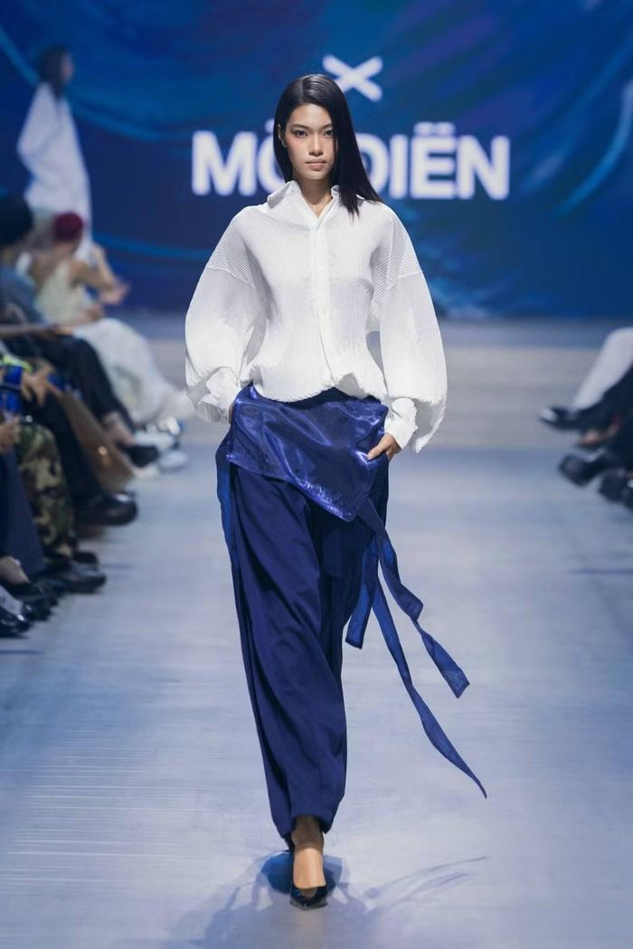 Quán quân Vietnam's Next Top Model 2025 - Lại Mai Hoa đảm nhận vị trí first face cho BST Nguồn - đến từ thương hiệu Môi Điên