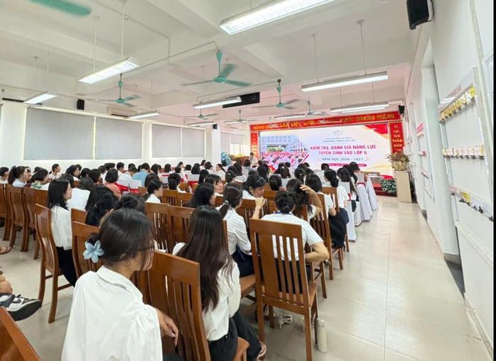 Trường THCS Lê Lợi (phường Hà Đông, Hà Nội) tuyển sinh năm học 2026-207. Ảnh: NTCC.