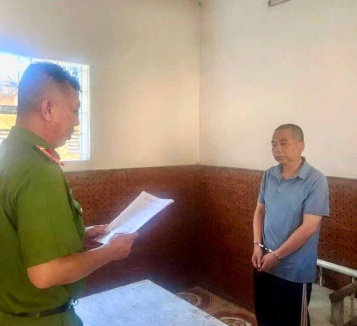 Thái Huy Phong tự xưng cán bộ Tổng cục 2 để lừa đảo “chạy án”. Ảnh: CA