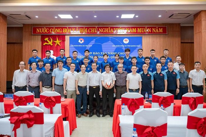 Kết quả khóa học là cơ sở để VFF tuyển chọn, phân công trọng tài điều hành các giải bóng đá trẻ trong thời gian tới