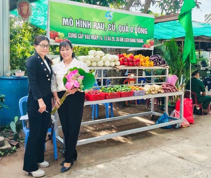 Mô hình rau, củ, quả 0 đồng tại Ngày hội