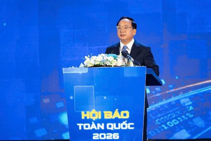 Ủy viên Bộ Chính trị, Bí thư Trung ương Đảng, Trưởng ban Tuyên giáo và Dân vận Trung ương Trịnh Văn Quyết phát biểu - Ảnh: VGP/Thái Sơn