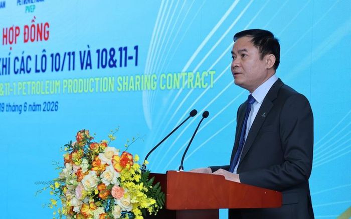 Chủ tịch HĐTV Petrovietnam Lê Ngọc Sơn phát biểu - Ảnh: VGP/Phương Nguyên