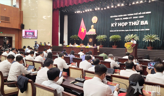 Quang cảnh kỳ họp. 