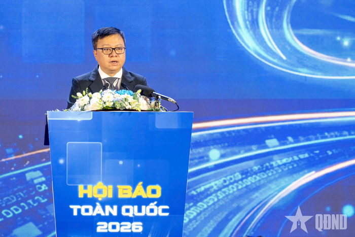 Đồng chí Lê Quốc Minh phát biểu khai mạc.