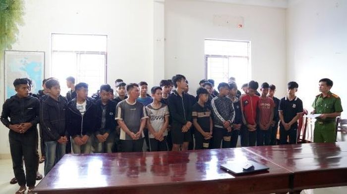 Công an làm rõ 39 đối tượng gây rối trật tự công cộng tại xã Biển Hồ.