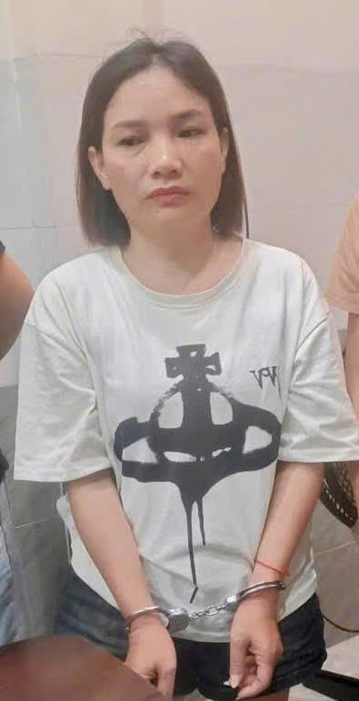Bắt giữ đối tượng Lê Thị Xuân.