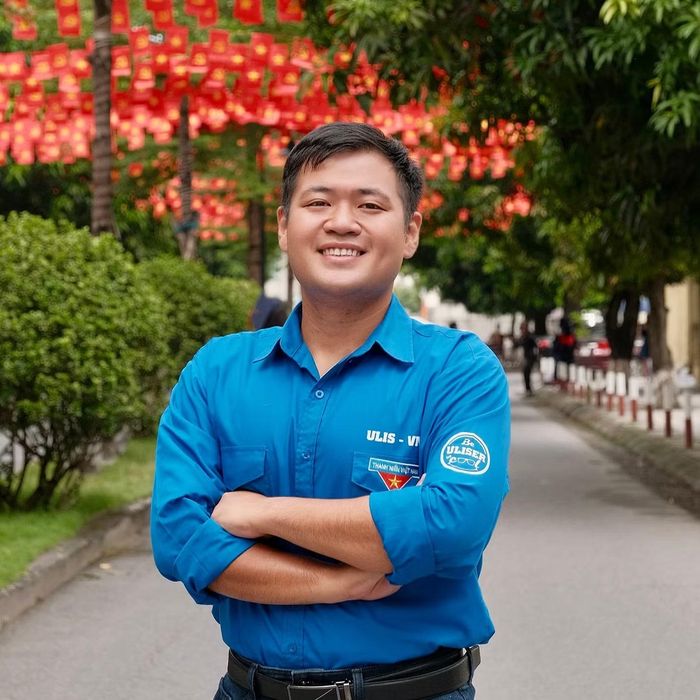  Anh Phạm Minh Quang - Phó Bí thư Đoàn trường ĐH Ngoại ngữ (ĐHQG Hà Nội). 